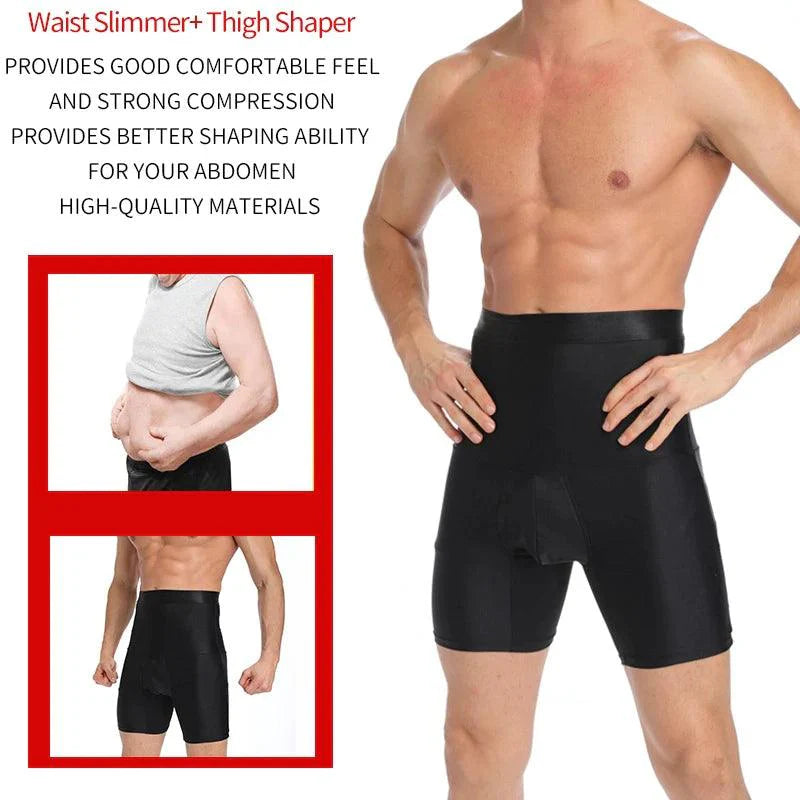 Men's Body Shaper Tummy Control Shorts - Fitone