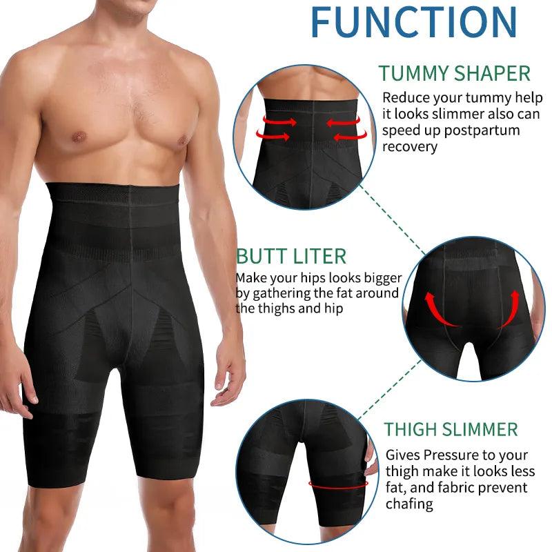 Men's Body Shaper Tummy Control Shorts - Fitone