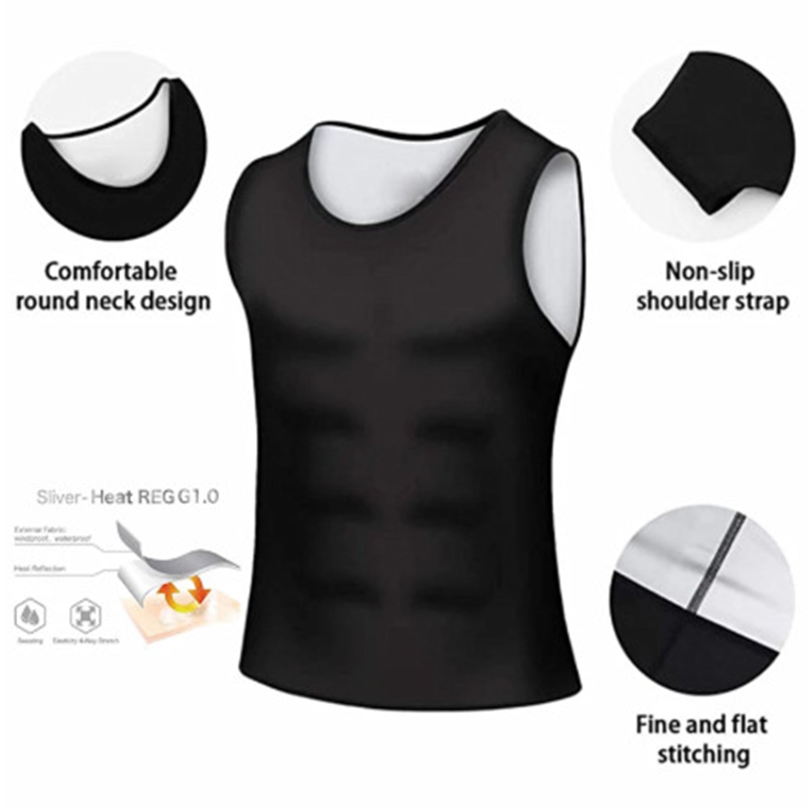 Sauna Vest Neoprene Imported™ Sweat Shaper 🔥 For Men and Women