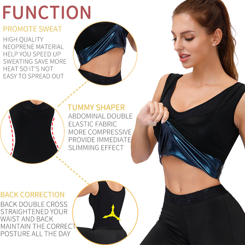 Sauna Vest Neoprene Imported™ Sweat Shaper 🔥 For Men and Women